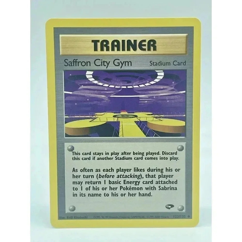 Pokemon Card Saffron City Gym 122/132 Gym Challenge Trainer Vintage 2000 WOTC NM